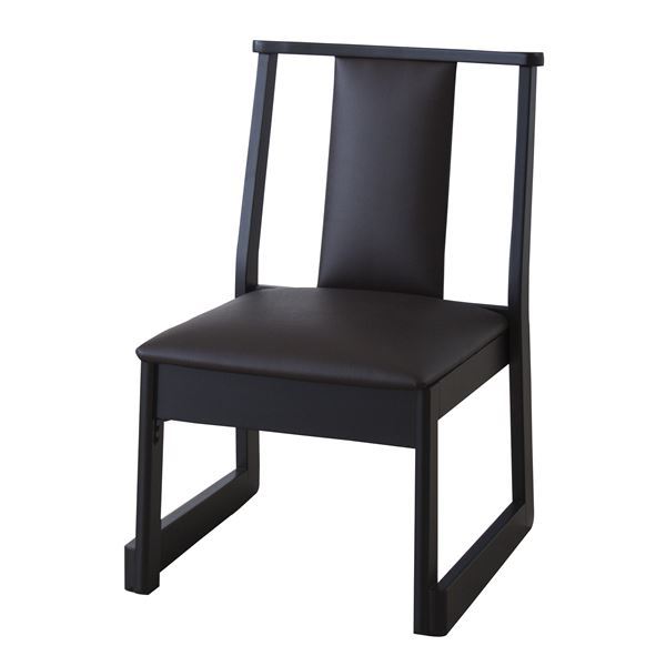 東谷 座敷チェア W460×D560×H700×SH380mm BC-235DBR ダークブラウン色 座椅子、高座椅子の商品画像