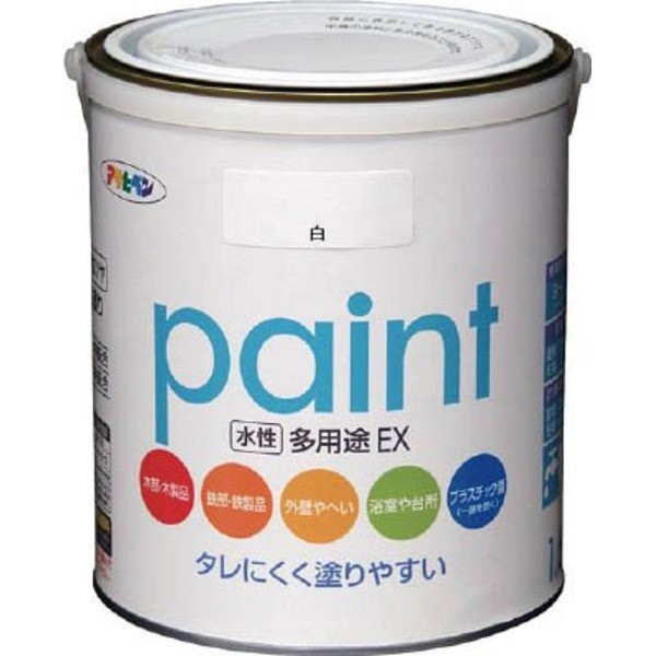 アサヒペン アサヒペン 水性多用途EX こげ茶 1.6L ペンキ、塗料の商品画像