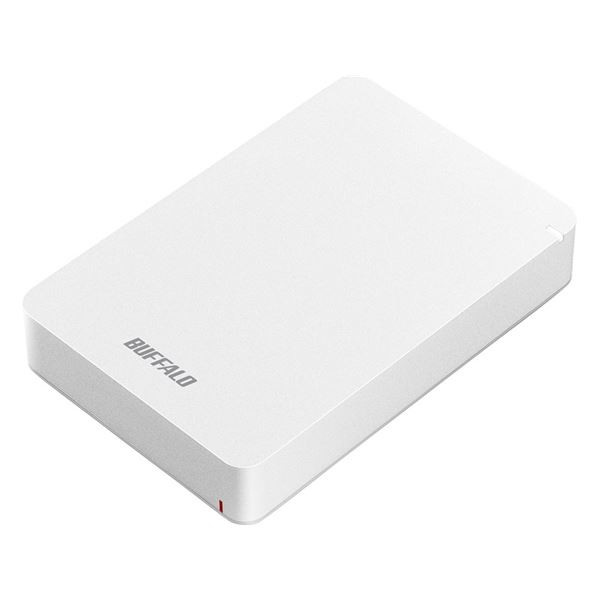 BUFFALO HD-PGF4.0U3-GWHA ［HD-PGF-Aシリーズ 4TB ホワイト］ MiniStation HDD、ハードディスクドライブの商品画像