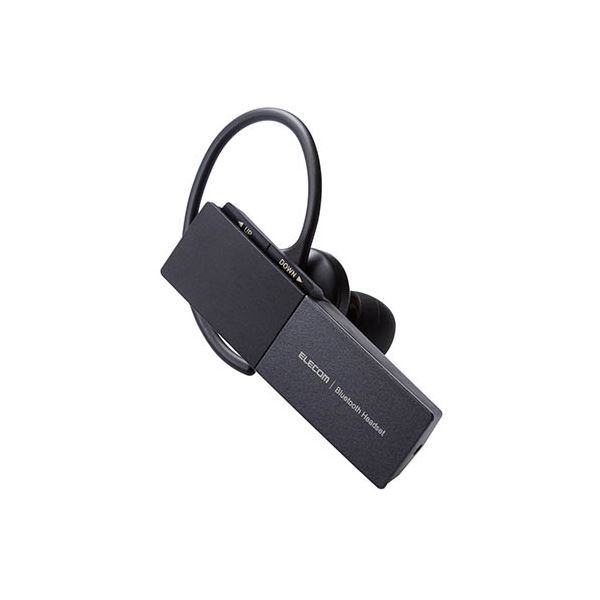 ELECOM Bluetoothハンズフリーヘッドセット LBT-HSC20PCBK（ブラック） イヤホンマイク、ヘッドセットの商品画像
