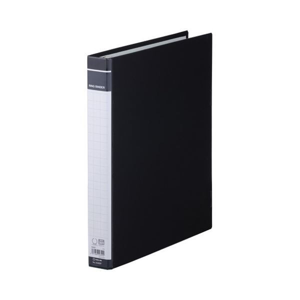 キングジム リングバインダーBF A4タテ（黒）668BF×10冊の商品画像