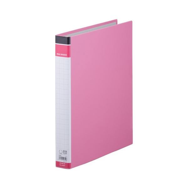 キングジム リングバインダーBF A4タテ（ピンク）668BF×10冊の商品画像
