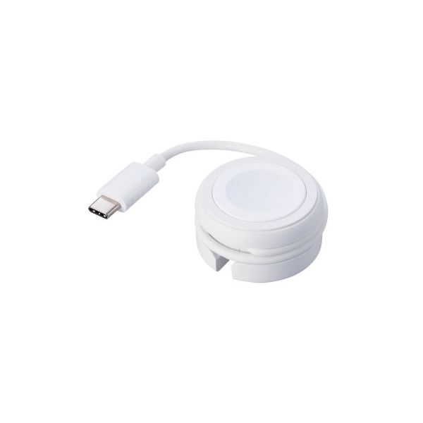 Apple Watch磁気充電ケーブル（高速充電巻き取りタイプ） MPA-AWMCQWH （ホワイト）の商品画像
