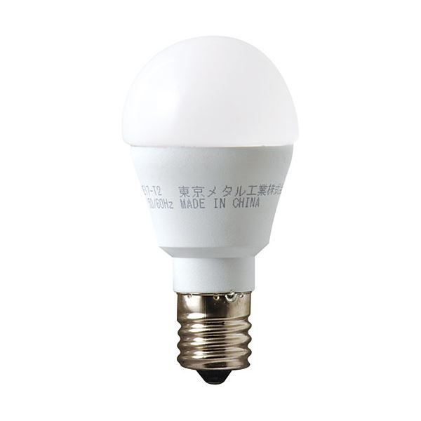 0523X 東京メタル工業 LED電球 LDA4LK40WE17-T2 12個 東京メタル LED小型電球 LDA4LK40WE17-T2 （電球色） LED電球、LED蛍光