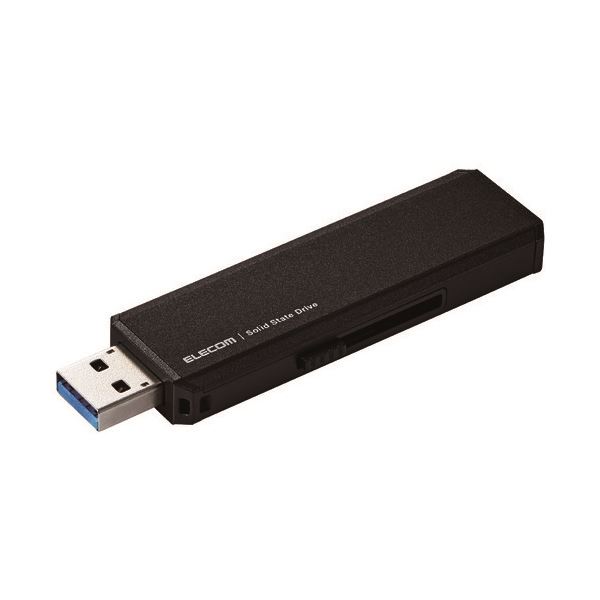ELECOM ESD-EWA1000GBK [ESD-EWAシリーズ 1TB ブラック] 外付けSSD