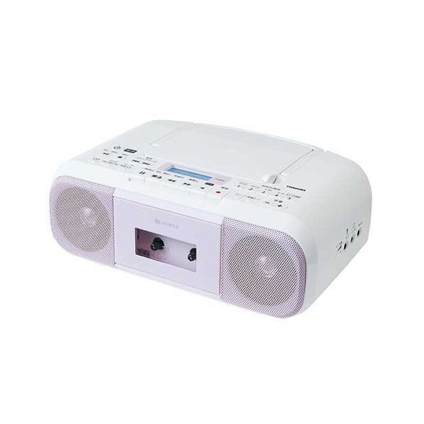TOSHIBA CDラジオカセットレコーダー TY-CDS9（W） ホワイト CD