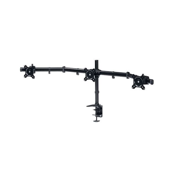 サンワサプライ モニターアーム 3画面 横並び CR-LAC312BK （ブラック）の商品画像