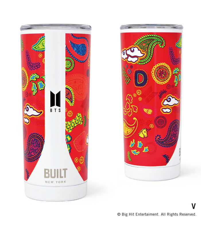 BTS × BUILT ビルト 防弾少年団 ステンレス タンブラー 591ml BTS