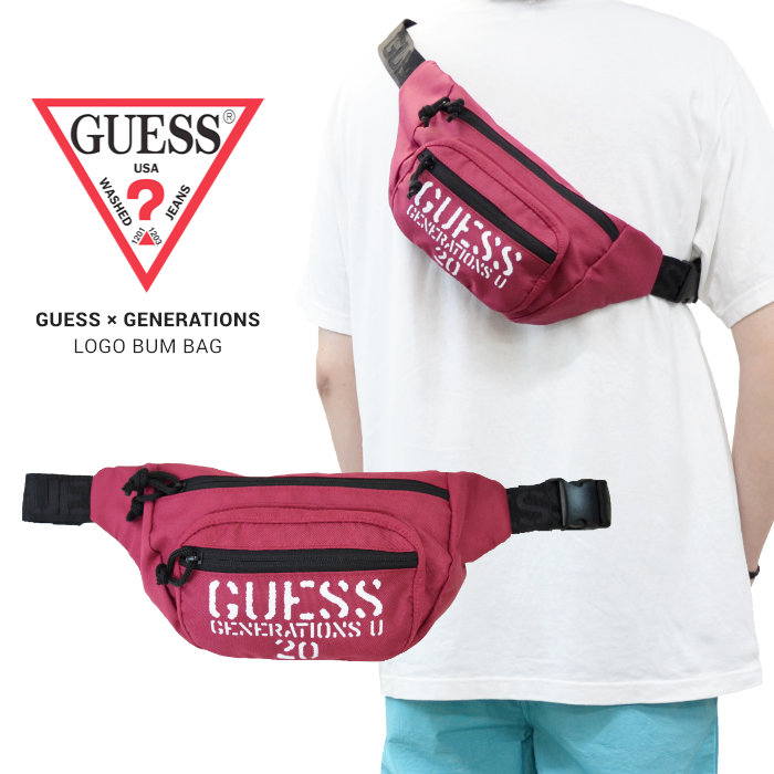 GUESS × GENERATIONS ゲス LOGO BUM BAG ウエストバッグ ショルダーバッグ ボディバッグ 鞄 NL786394 : guess-011:buddy-stl - 通販 - Yahoo!ショッピング