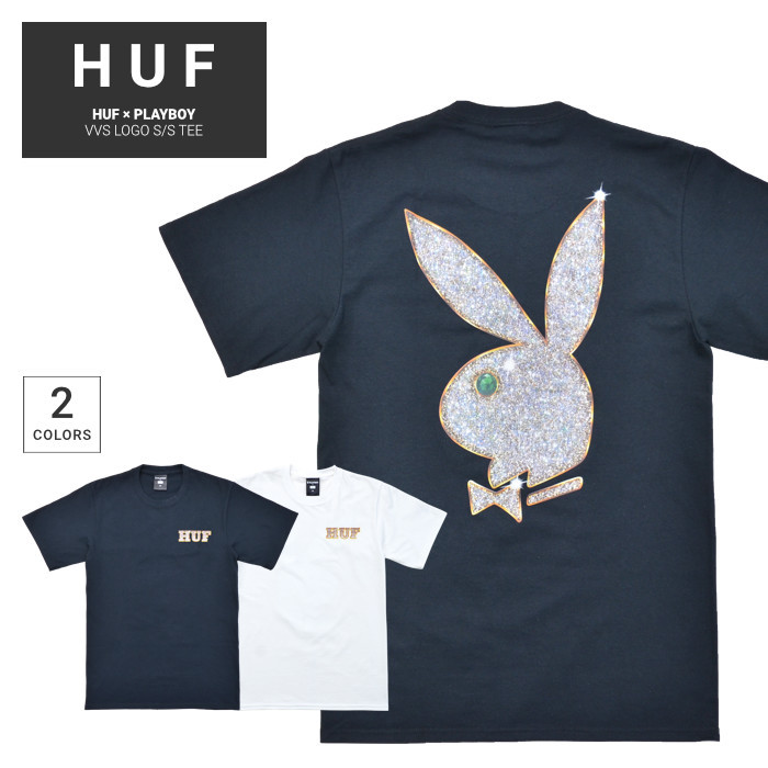 Huf Playboy ハフ プレイボーイ Tシャツ Vvs Logo S S Tee 半袖 カットソー トップス Ts017 単品購入の場合はネコポス便発送 Huf 1111 Buddy Stl 通販 Yahoo ショッピング