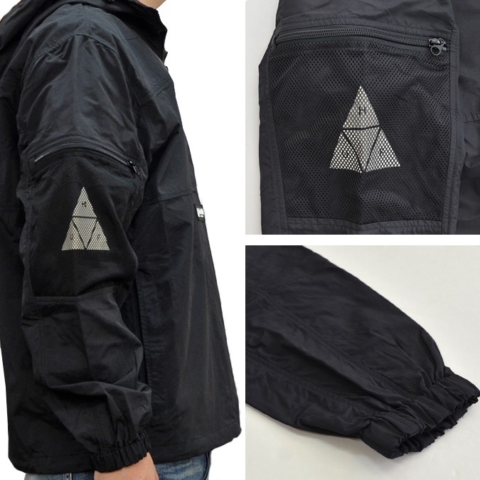 HUF ハフ NYSTROM PACKABLE JACKET アノラックジャケット ナイロン