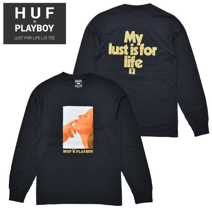 Huf Playboy ハフ プレイボーイ ロンt Plaboy Lust For Life L S Tee 長袖 Tシャツ カットソー トップス Ts 単品購入の場合はネコポス便発送 Huf 956 Buddy Stl 通販 Yahoo ショッピング