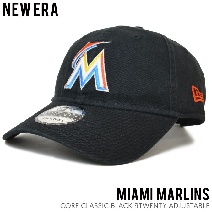 NEW ERA ニューエラ CAP キャップ CORE CLASSIC 9TWENTY 帽子 ストラップバックキャップ MLB MIAMI  MARLINS NEWERA :newera-023:buddy-stl 通販 