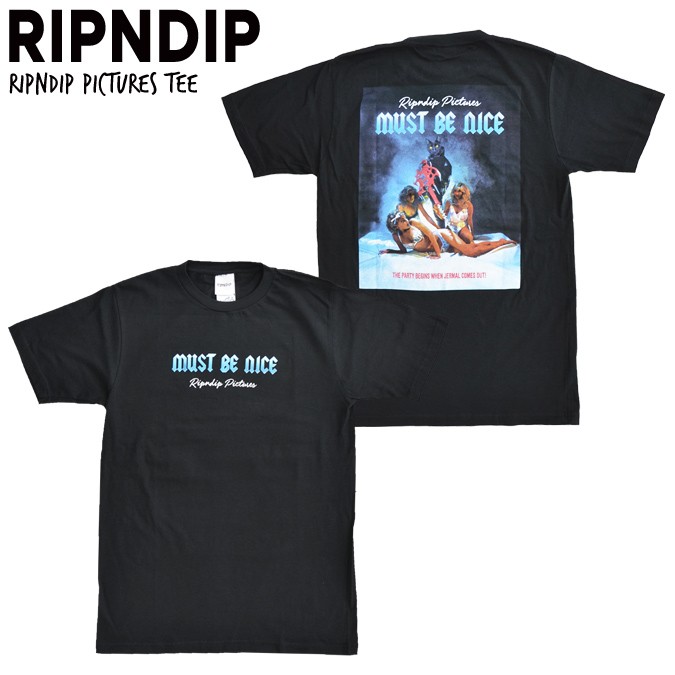 RIPNDIP リップンディップ Tシャツ RIPNDIP PICTURES TEE 半袖 カットソー 単品購入の場合はネコポス便発送