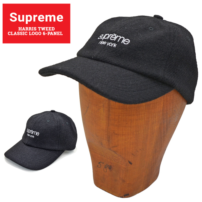 Supreme シュプリーム キャップ HARRIS TWEED CLASSIC LOGO 6-PANEL