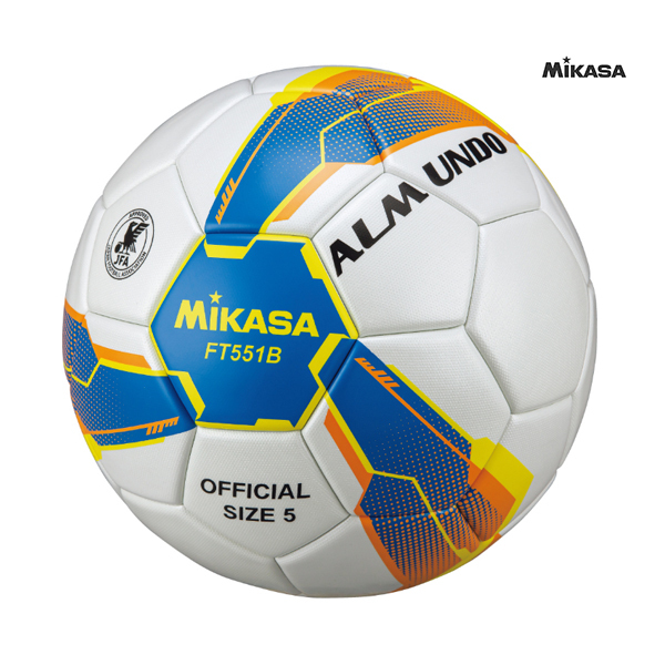 MIKASA（スポーツ） ALMUNDO 検定球 5号 FT551B-BLY （ブルー/イエロー） ALMUNDO サッカーボールの商品画像