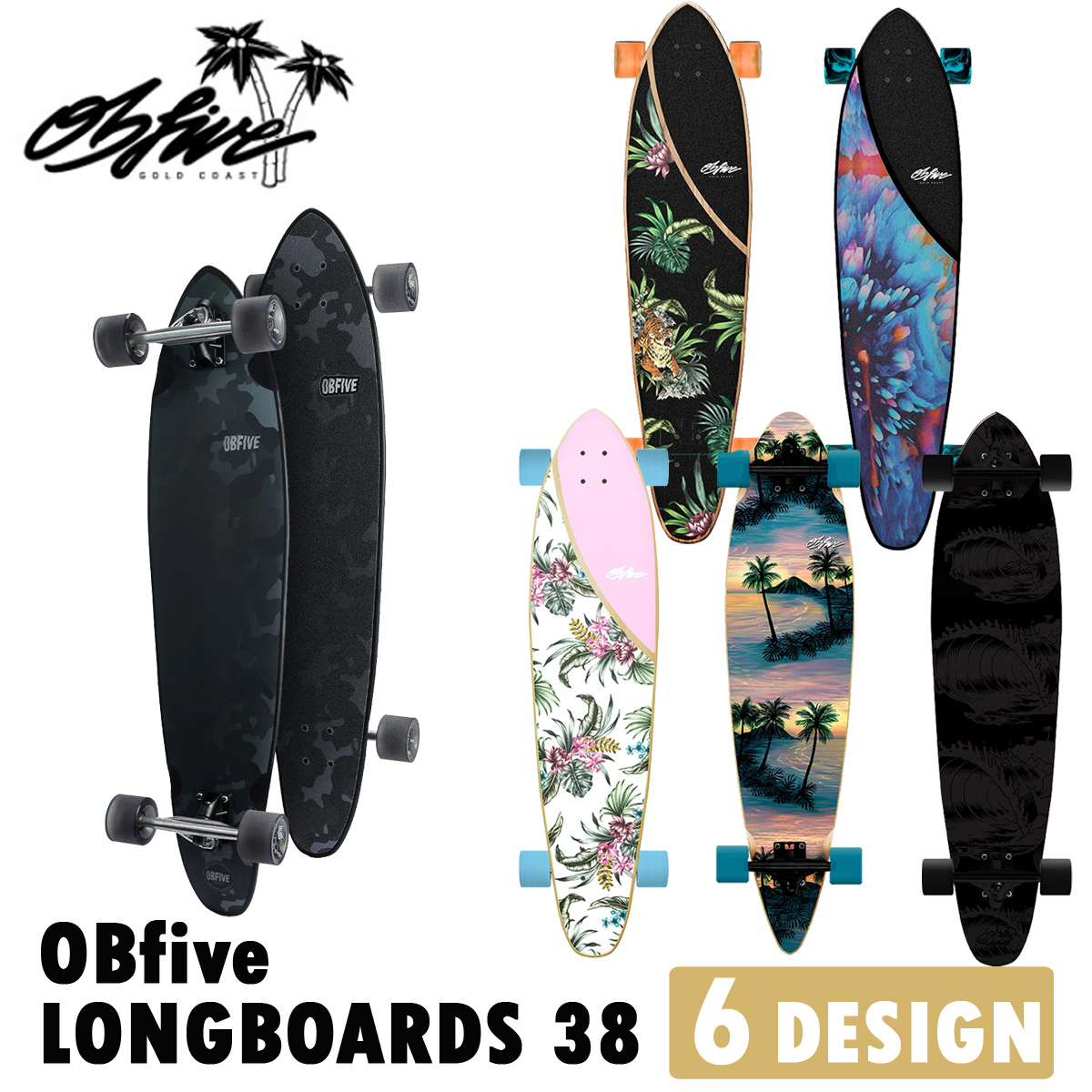 メーカー直送 日時指定不可 OBFIVE LONGBOARDS 38 スケートボード スケボー ロングボード サーフスケート ストリート サーフィン  初心者 ビギナー :obf-lng-38:BULLS-SURF - 通販 - Yahoo!ショッピング