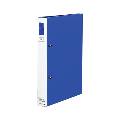 リングファイル スリムスタイル 小リング（ブルー）フ-URF422B 1冊の商品画像