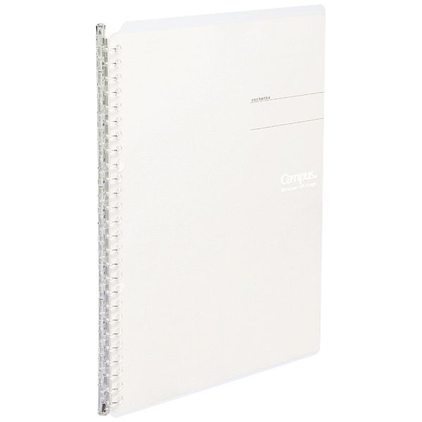KOKUYO キャンパスバインダー スマートリング PP表紙 A5 20穴（透明）ル-SP130T×1冊 Campus（KOKUYO） バインダーの商品画像