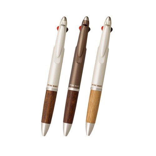 ピュアモルト 3機能ペン（黒・赤）0.7mm MSXE31005の商品画像