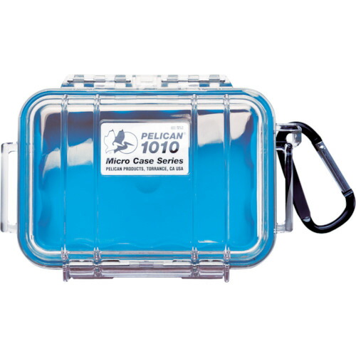 PELICAN 1010 N マイクロケース 1010 N （ブルー/クリア） ［1010-026-100］