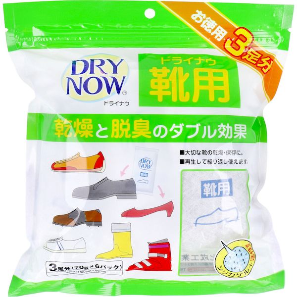 新越化成工業 ドライナウ靴用 除湿脱臭剤 3足分入×1セット 除湿、乾燥剤の商品画像