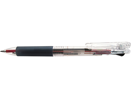 セーラー万年筆 再生工場 フェアライン2プラスクリップ ボールペン クリア（黒・赤）0.7mm 16-3252-202×1本 フェアライン ボールペンの商品画像