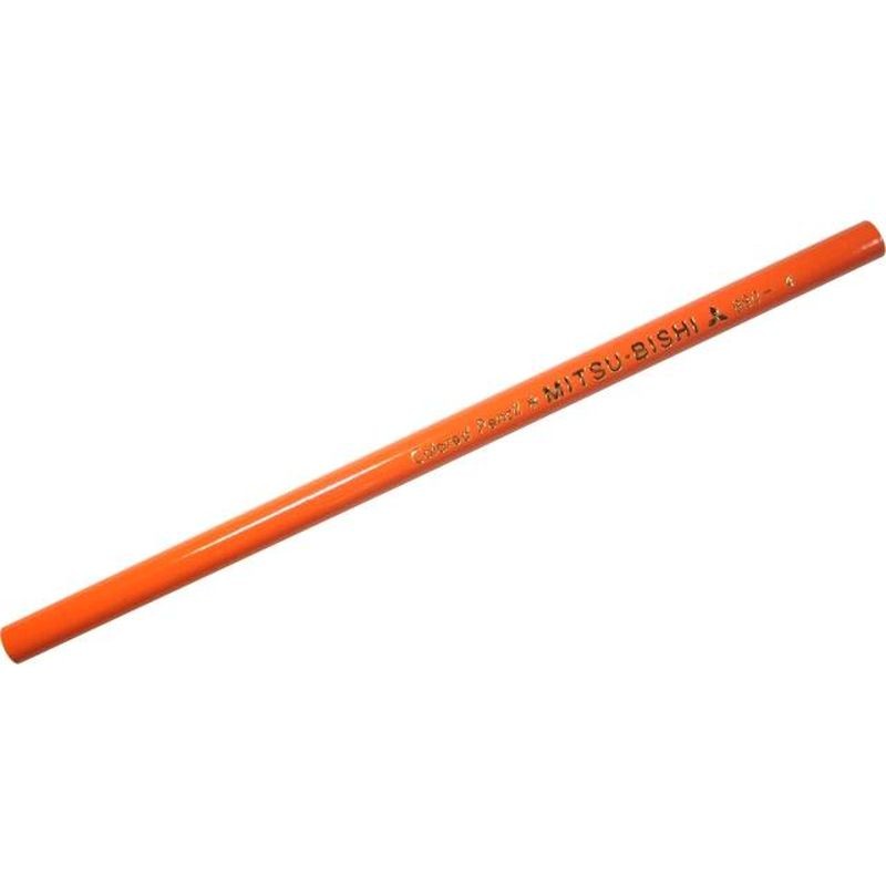 三菱鉛筆 三菱鉛筆 色鉛筆880 単品 （橙色） K880.4 uni（三菱鉛筆） 色鉛筆の商品画像