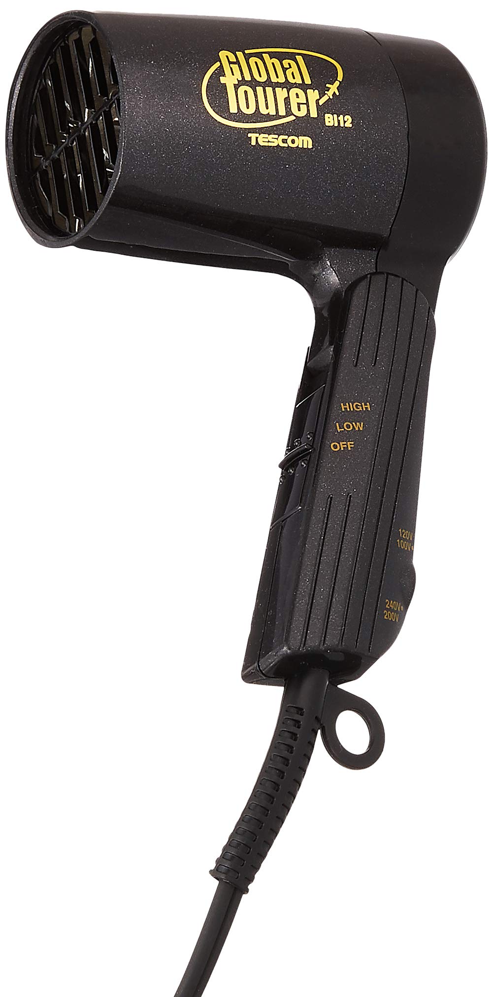 海外・国内両用 ヘアードライヤー BI12 （ブラック）