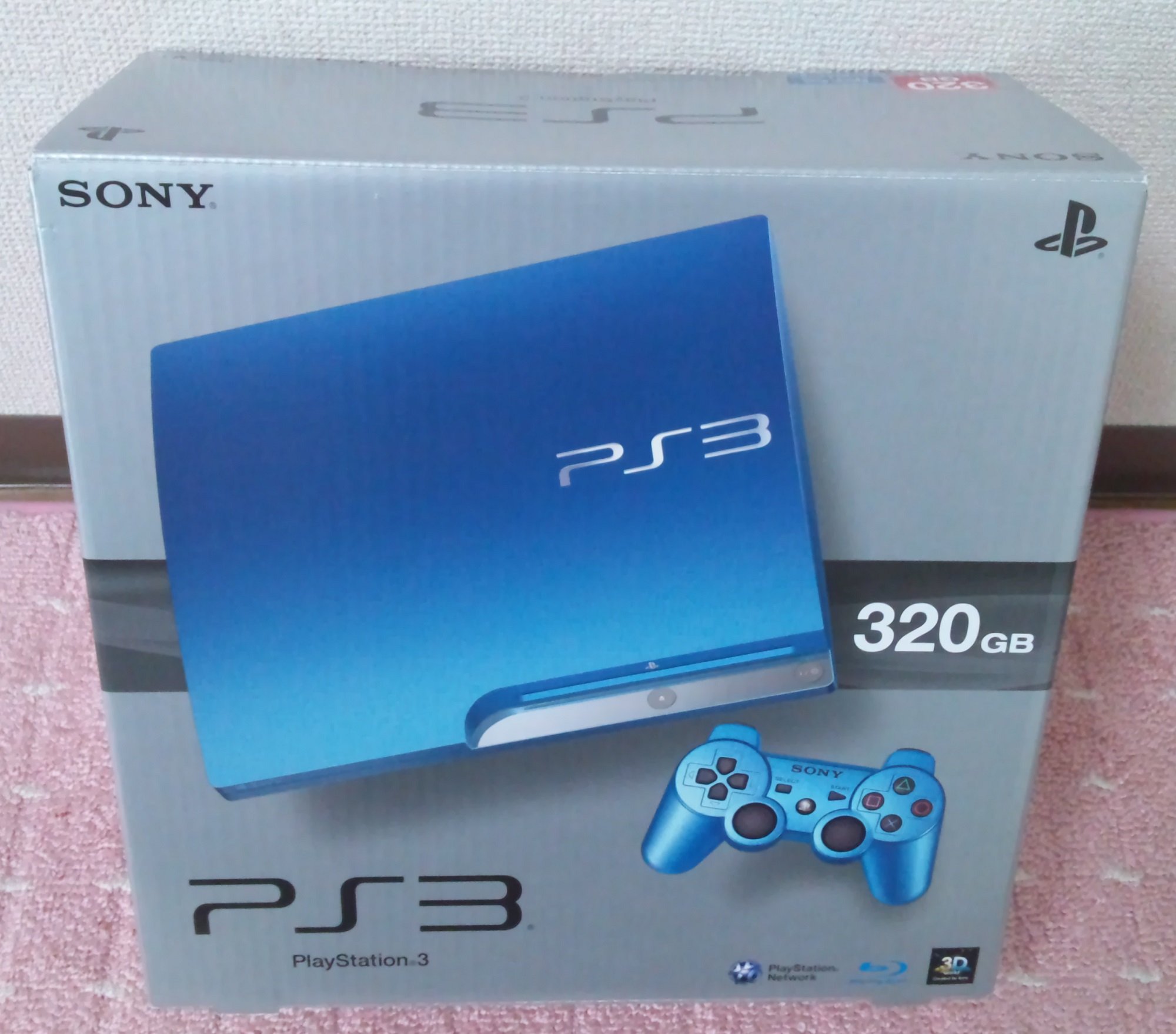 PlayStation 3 (320GB) Splash * голубой (CECH-3000BSB)