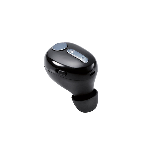 ELECOM 超極小BluetoothハンズフリーヘッドセットLBT-HSC30MPBK（ブラック） イヤホンマイク、ヘッドセットの商品画像