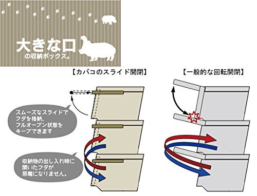 天馬 天馬 プロフィックス カバコ （KABAKO） Mサイズ W450×D420×H310mm （クリアブラウン） 1個 収納ケースの商品画像