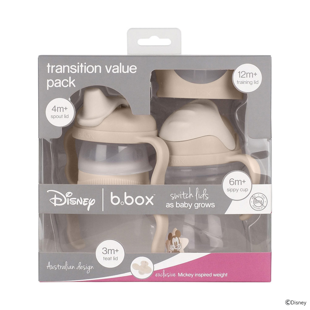ミッキーソフト ステップアップマグパック Mickey 4way sippy cup bbox disney ディズニーの商品画像