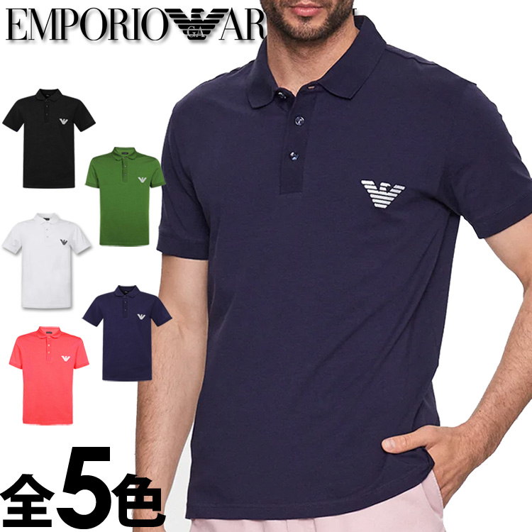 [SALE 40%OFF] Emporio Armani мужской рубашка-поло короткий рукав футболка "ESSENTIAL" большой Logo Eagle Mark олень. .EMPORIO ARMANI 2118043r482