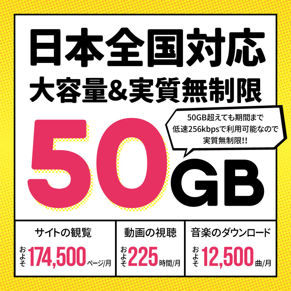 plipeidoSIM card 180 day 50GB plan [I plan ] long time period cheap plan Japan domestic for 