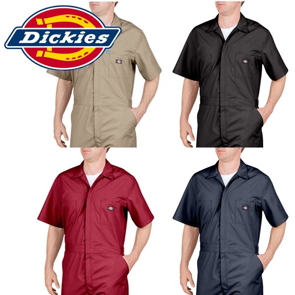 Dickiesディッキーズ正規品 Short Sleeve カバーオール 未使用品 Coverallsメンズ半袖つなぎ