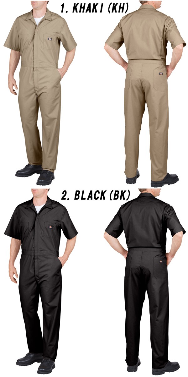 Dickiesディッキーズ正規品 Short Sleeve カバーオール 未使用品 Coverallsメンズ半袖つなぎ
