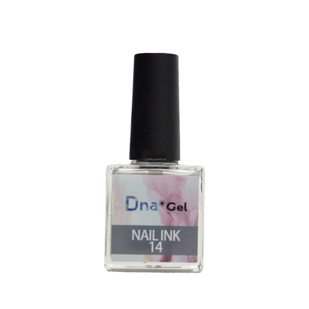 Dna Gel(ti-na гель ) NAIL INK( ногти чернила ) 14 серебряный 10ml