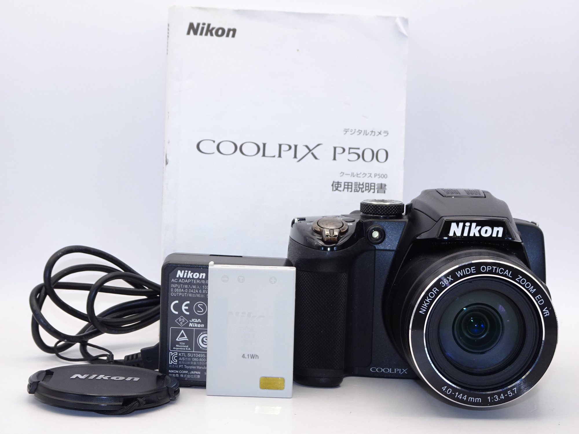 美品 COOLPIX P500 ブラック 即日発送 Nikon デジタルカメラ COOLPIX P ニコン コンデジ Nikon P500 ブラック 中古 新品SD