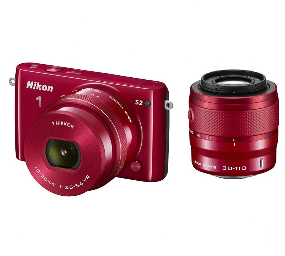 ニコン ニコンワン Nikon 1 S2 ダブルズームキット（レッド） ミラー