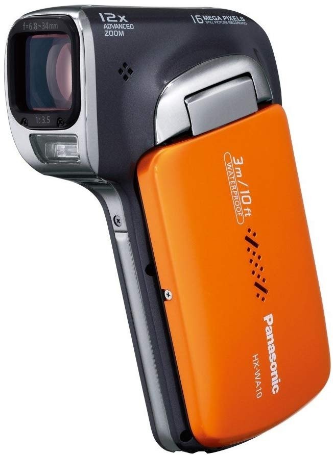 パナソニック ビデオカメラ HX-WA10-D （サンシャインオレンジ） ビデオカメラ本体の商品画像