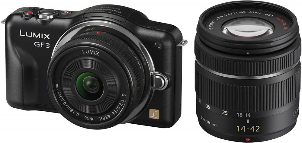 パナソニック ルミックス LUMIX GF3 DMC-GF3X-K 電動ズームレンズ