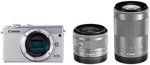 キヤノン EOS M100 ダブルズームキット（ホワイト） ミラーレス一眼カメラの商品画像