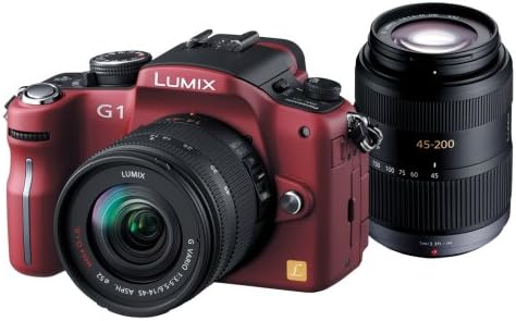 【Panasonic】LUMIX DMC-G1R ダブルズームレンズキットレッド Panasonic】LUMIX DMC-G1R ダブルズームレンズキットレッド