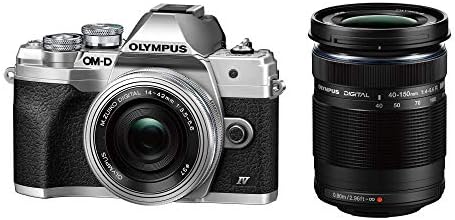 オリンパス OLYMPUS OM-D E-M10 Mark IV EZダブルズームキット シルバー OM-D ミラーレス一眼カメラの商品画像