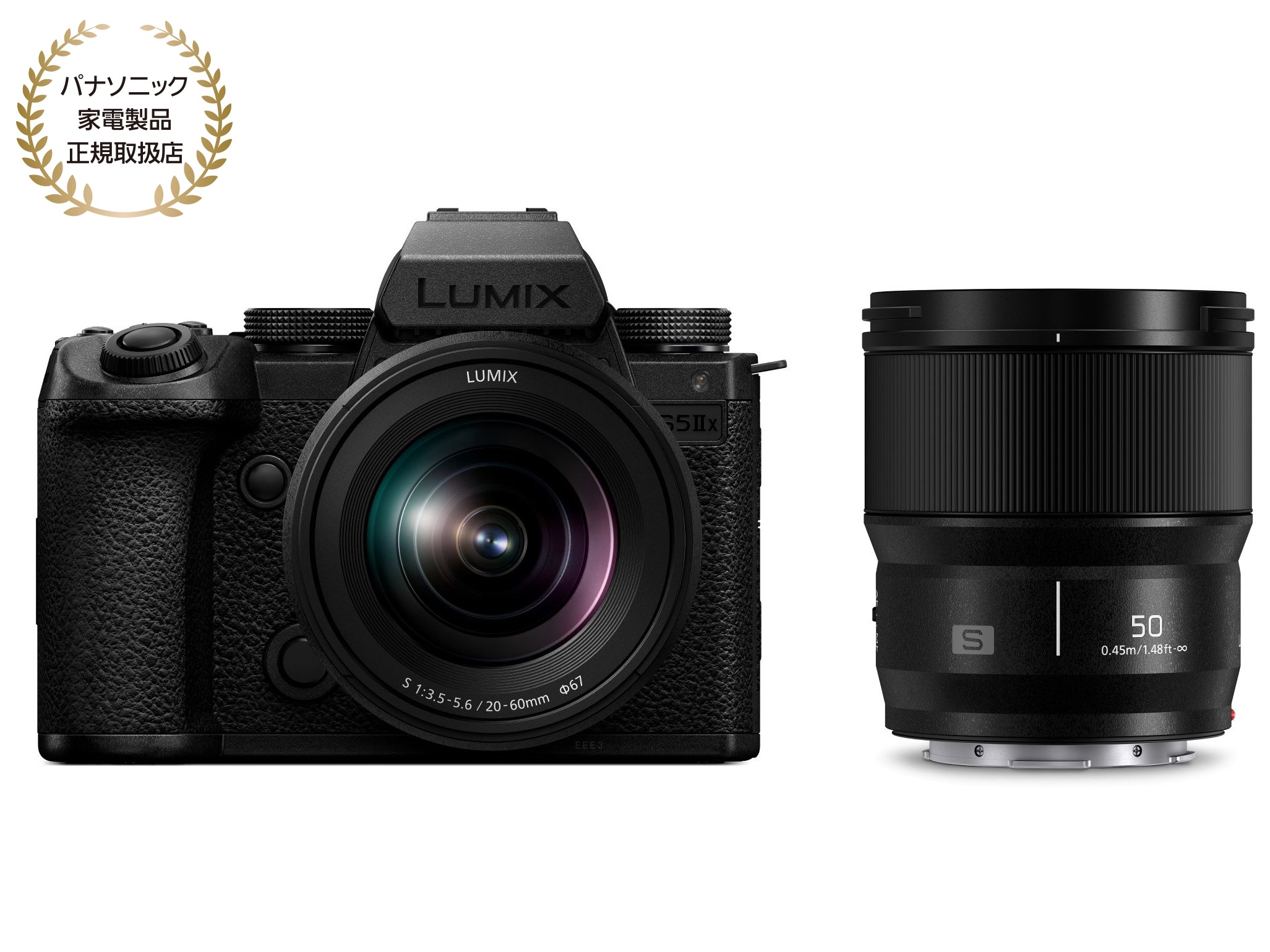 Panasonic LUMIX S5IIX ダブルレンズキット DC-S5M2XW LUMIX Panasonic LUMIX S5IIX ダブルレンズキット DC-S5M2XW LUMIX