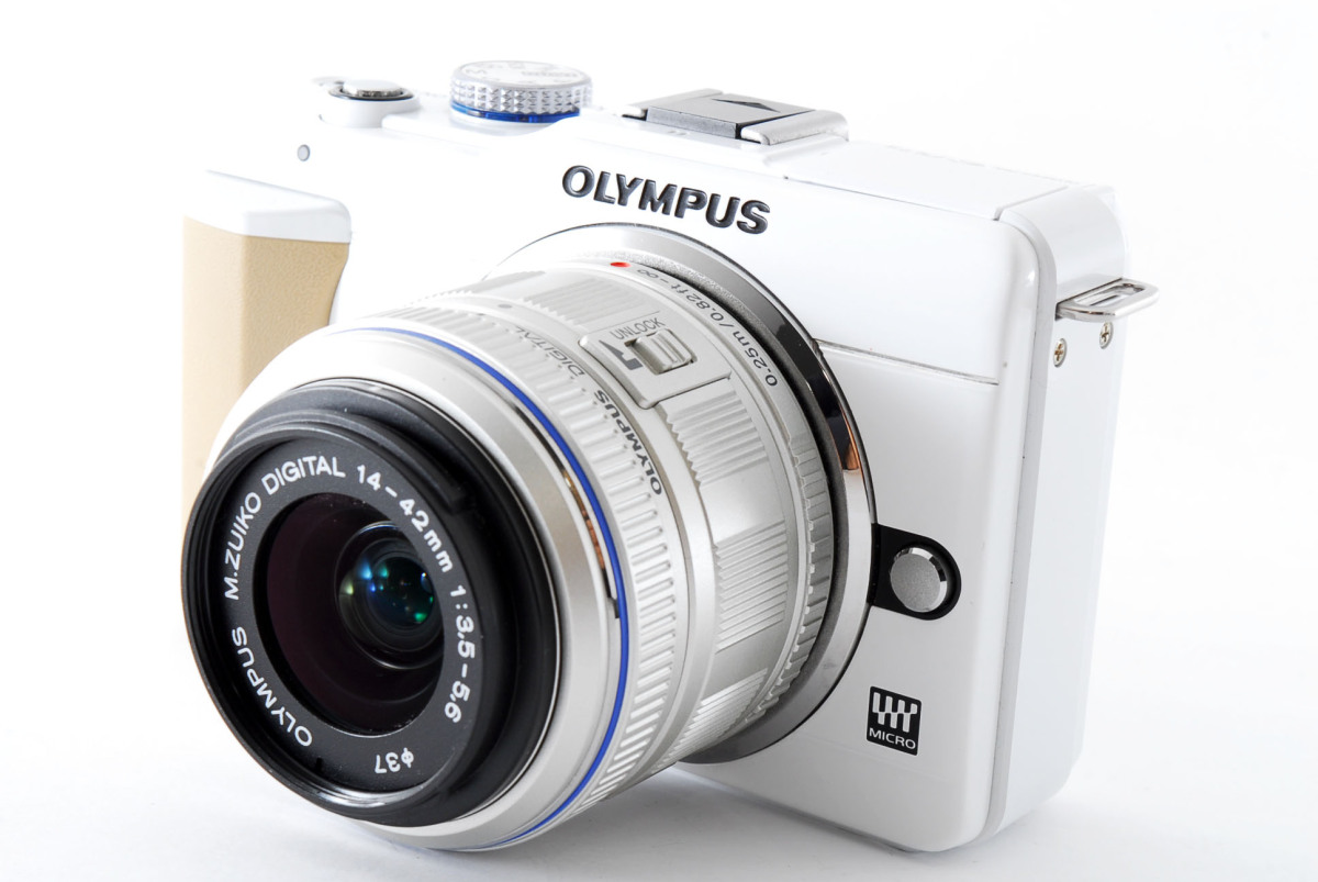 Olympus スマホに転送 可愛いカメラ Olympus E Pl1s 人気のホワイト ミラーレス一眼 超人気 Waterfordfoundation Org