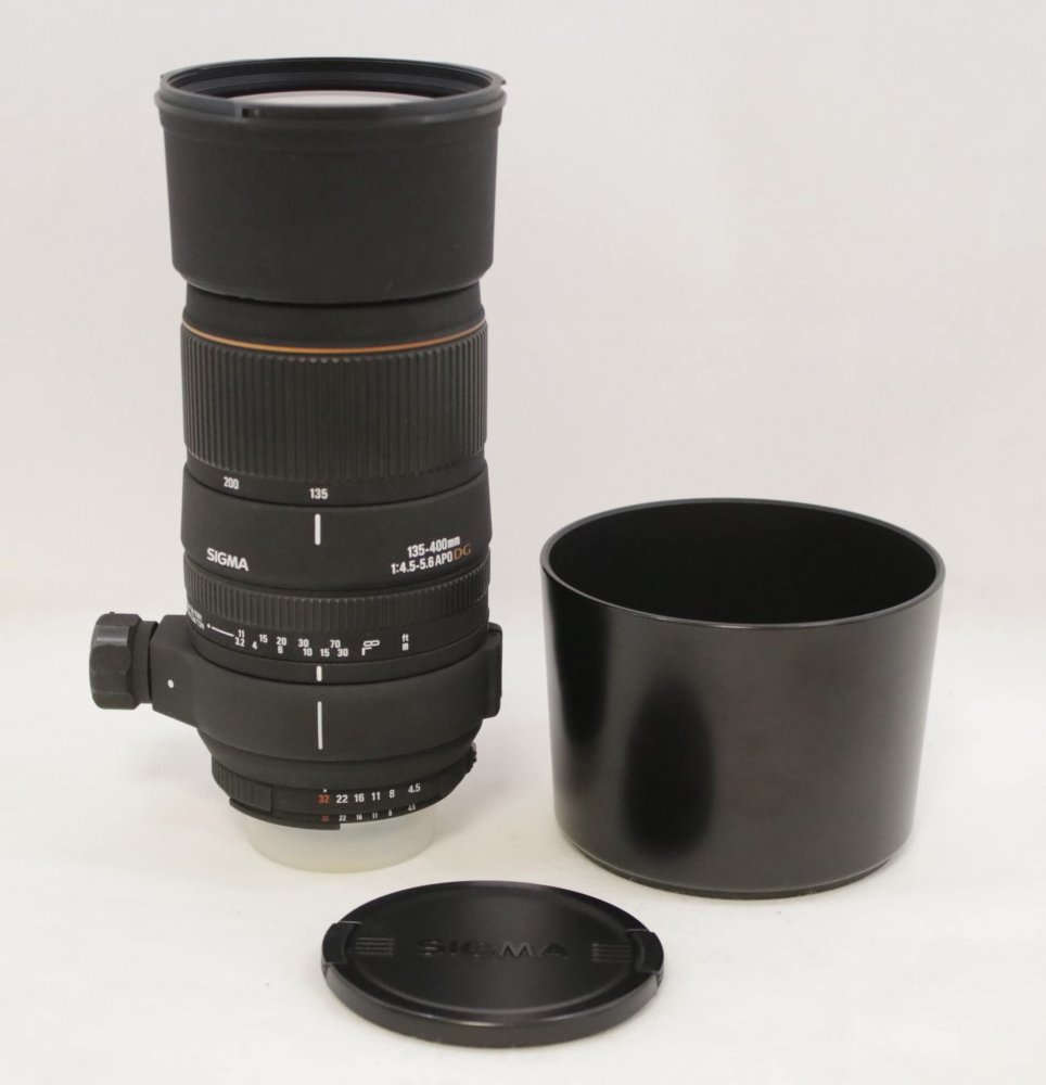 SIGMA シグマ APO 135-400mm F4.5-5.6 DG キヤノン用 交換レンズ - 最
