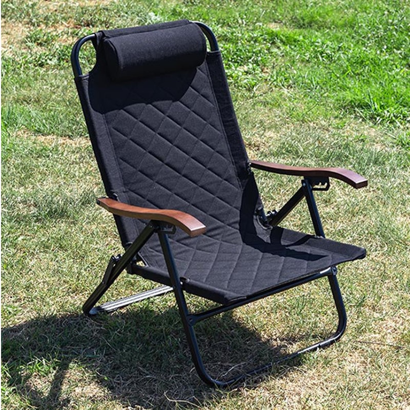 ハイランダー クライマックスローチェア2 HCT-044（ブラックAL）の商品画像