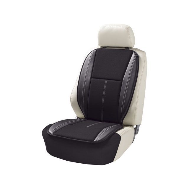 スポーツレザー ダブル ブラック 自動車用クッション - 最安値・価格